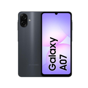 Samsung Galaxy A07 SM-A075F 64 GB 4GB RAM Black 4G LTE Smartphone | موبايل سامسونج Galaxy A07 SM-A075F 64 جيجا رام 4 جيجا لون أسود شبكة 4G LTE