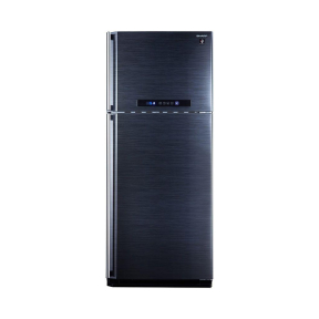 Sharp Refrigerator 396 Liter in Black - SJ-PC48A(BK | ثلاجة شارب 396 لتر باللون أسود - SJ-PC48A(BK