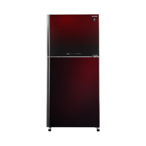 Sharp Refrigerator 396 Liter in Red - SJ-GV48G-RD | ثلاجة شارب 396 لتر باللون أحمر - SJ-GV48G-RD