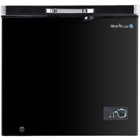 White Whale Deep Freezer 195 Liter in Black - WCF-245 XAB | ديب فريزر وايت ويل 195 لتر باللون أسود - WCF-245 XAB