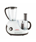 محضر طعام تورنيدو MasterBlend Multi، سعة 2 لتر، 750 وات، ابيض وبني - FP-9300GL