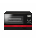ميكروويف شارب ، 27 لتر، 1530 وات، AX-1100(R)M - أسود أحمر