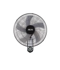 Akai Wall Fan 18 inch in Black - AK-18W | مروحة حائط أكاي 18 بوصة باللون أسود - AK-18W