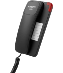 هاتف أرضي سلكي من نوع EL-ADL Tec، أسود - 99BE