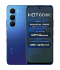 Infinix Hot 60 128 GB 6GB RAM Shadow Blue 5G Smartphone | موبايل إنفينيكس Hot 60 128 جيجا رام 6 جيجا لون أزرق شبكة 5G