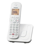 تليفون لاسلكي باناسونيك، KX-TGC250-SPW - ابيض
