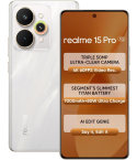 Realme 15 Pro 256 GB 12GB RAM Flowing Silver 5G Smartphone | موبايل ريلمي 15 Pro 256 جيجا رام 12 جيجا لون فضي شبكة 5G
