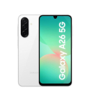 Samsung A26 128 GB 6GB RAM White 5G Smartphone | موبايل سامسونج A26 128 جيجا رام 6 جيجا لون أبيض شبكة 5G