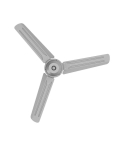 Tornado Ceiling Fan 56 inch in Silver - TCF56WS | مروحة سقف تورنيدو 56 بوصة باللون فضي - TCF56WS