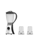 خلاط كهربائي تورنيدو 600 وات 1.5 لتر 2 مطحنة أسود TB-600/2-BLACK