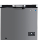 White Whale Deep Freezer 200 Liter in Stainless Steel - WCF-245 XAG | ديب فريزر وايت ويل 200 لتر باللون استانلس ستيل - WCF-245 XAG