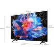 TCL TV 55 inch in Black - 55P6K | تلفزيون (شاشة) تي سي إل 55 بوصة باللون أسود - 55P6K