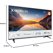 Xiaomi TV 43 inch in Black - A 43 FHD 2025 | تلفزيون (شاشة) شاومي 43 بوصة باللون أسود - A 43 FHD 2025